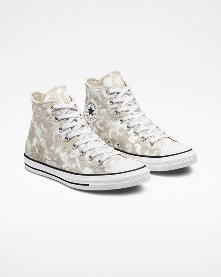 Women's Converse Chuck Taylor All Star Dip Dye High Top Shoes Grey / White / Black | AU 693C4E